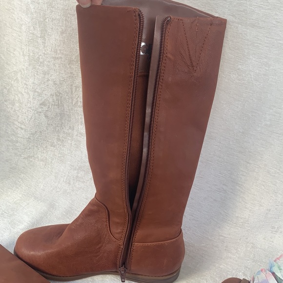 GB Girls Soft Brown Leather Equestrian Riding Boots NWOB - Picture 11 of 13